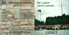 Lidice ij v naich srdcch a psnch ... - CD obal pedn